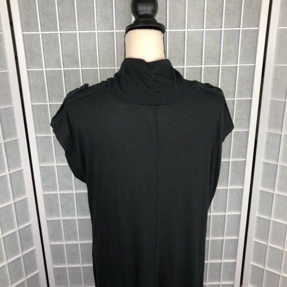 Black Cow Neck Straight Dress Size 1X - Picture 4 of 5